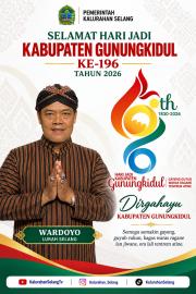 SELAMAT HARI JADI KABUPATEN GUNUNGKIDUL KE 196 TAHUN 2026